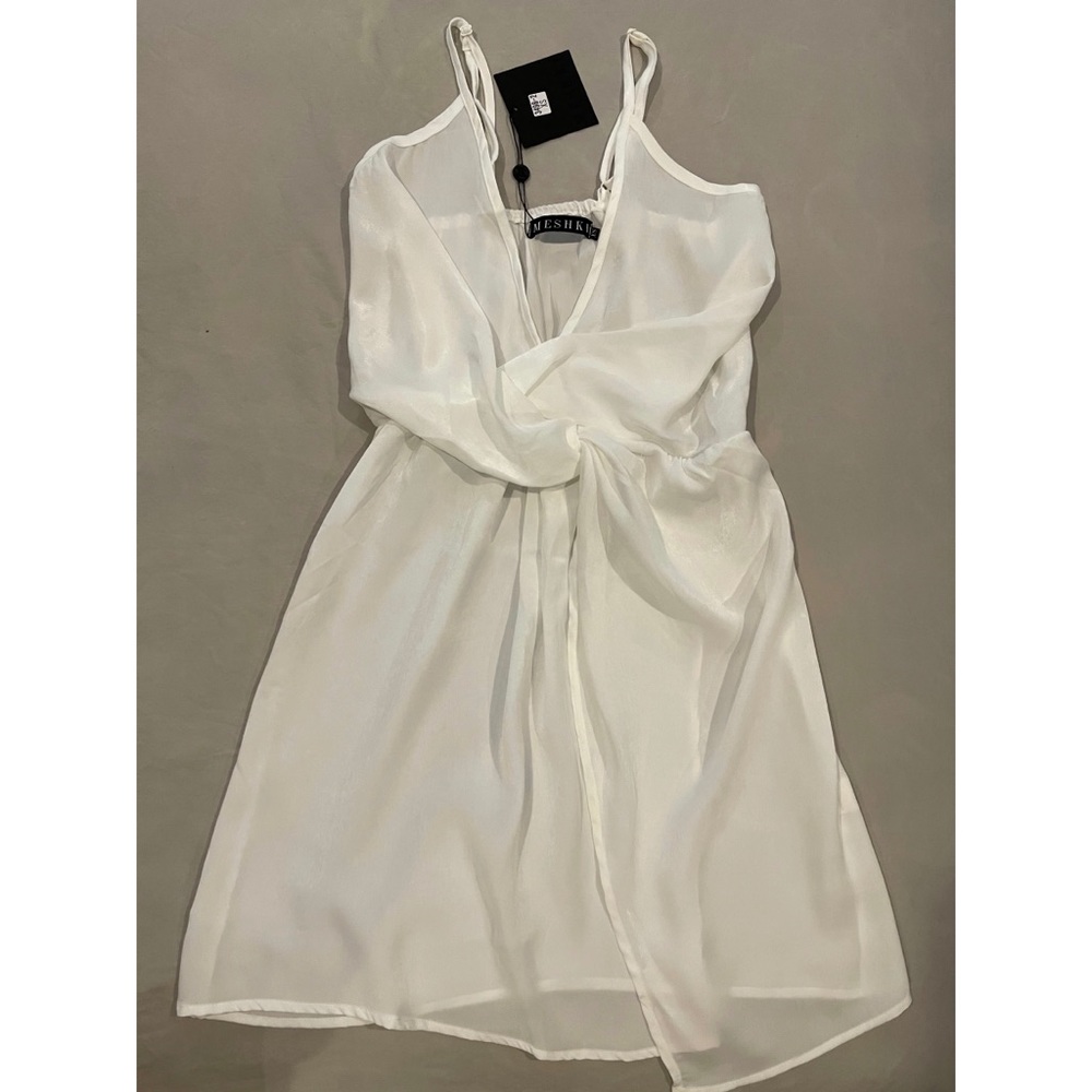 Meshki White Midi Dress